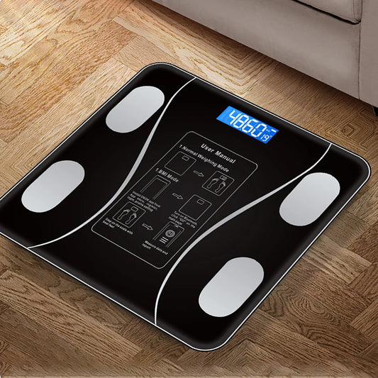 Smart Wireless Body Fat Scale — Digital Bathroom Scale with Body Composition Analyzer & Bluetooth App