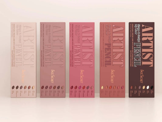 Lip Liner Pencil Set — Myelyora Artist Shape Sculpt, Matte Soft & Bendable
