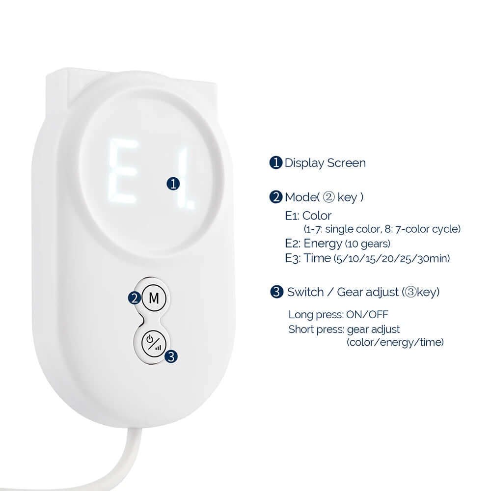 Home Skin Care Device – 7-Color LED Silicone Face Mask