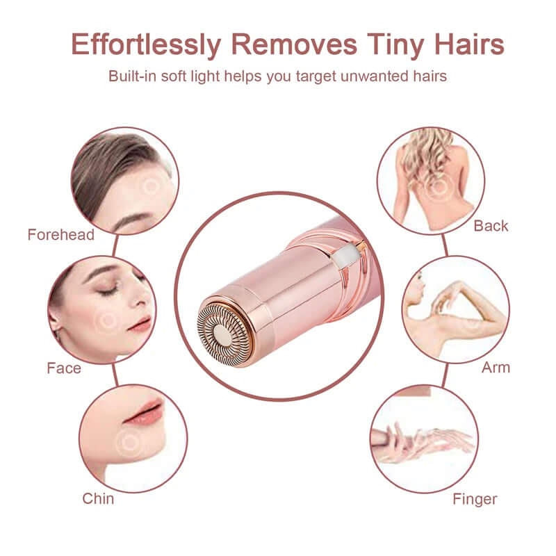 Mini Eyebrow Trimmer & Epilator – Painless, Facial Shaver