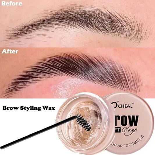 Waterproof 3D Brow Styling Cream – 1pc Quick-Dry Eyebrow Gel Wax
