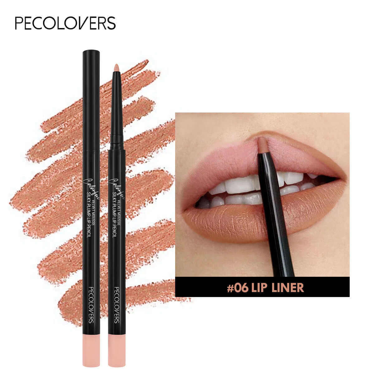 12-Color Waterproof Matte Lipliner Pencils — Red Contour Tint, Long-Lasting Lipstick