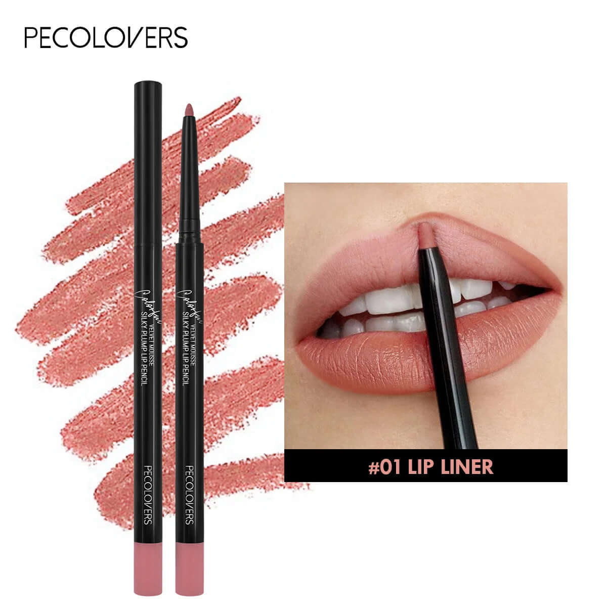 12-Color Waterproof Matte Lipliner Pencils — Red Contour Tint, Long-Lasting Lipstick