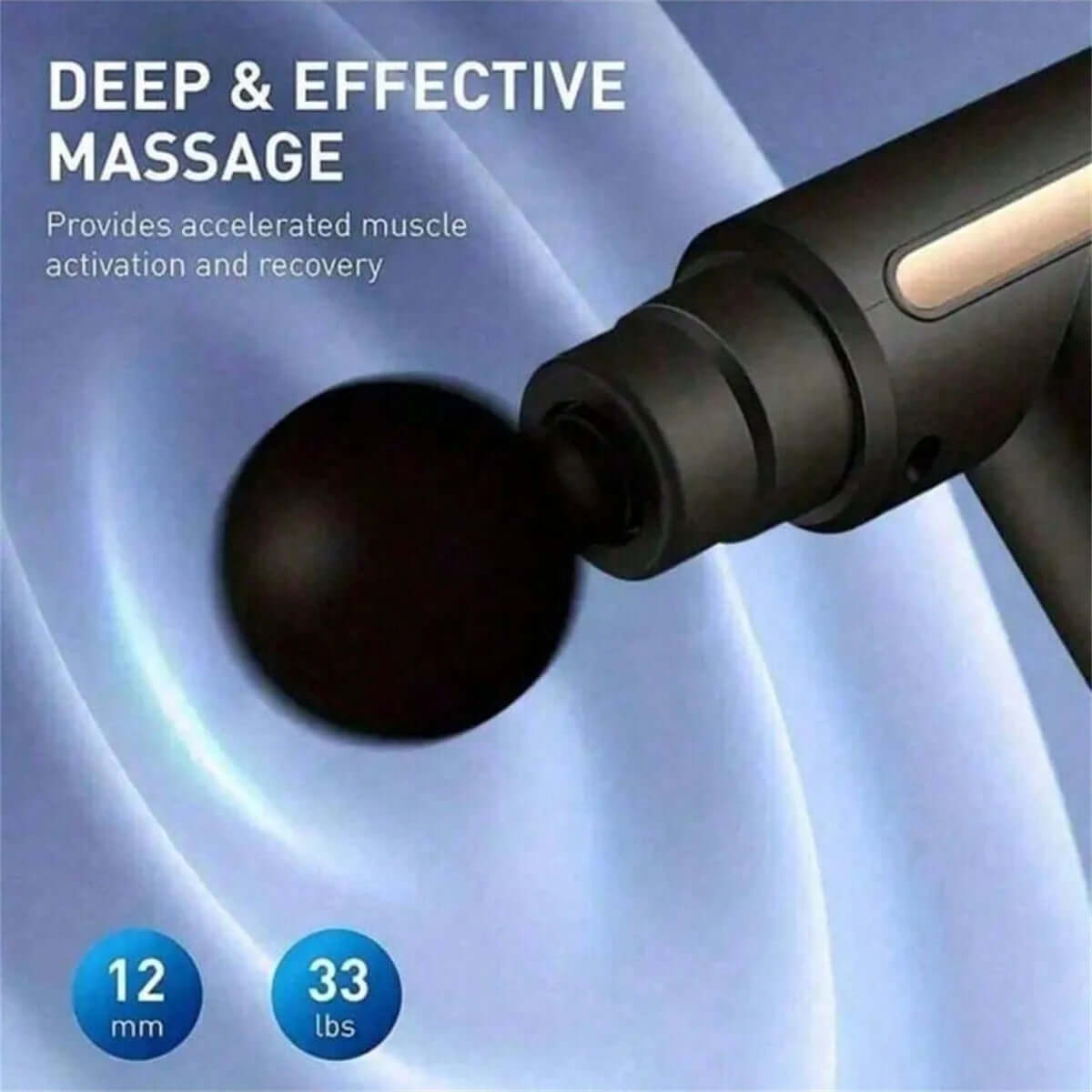 USB Rechargeable Massage Gun – Compact, Deep Tissue Muscle Therapy