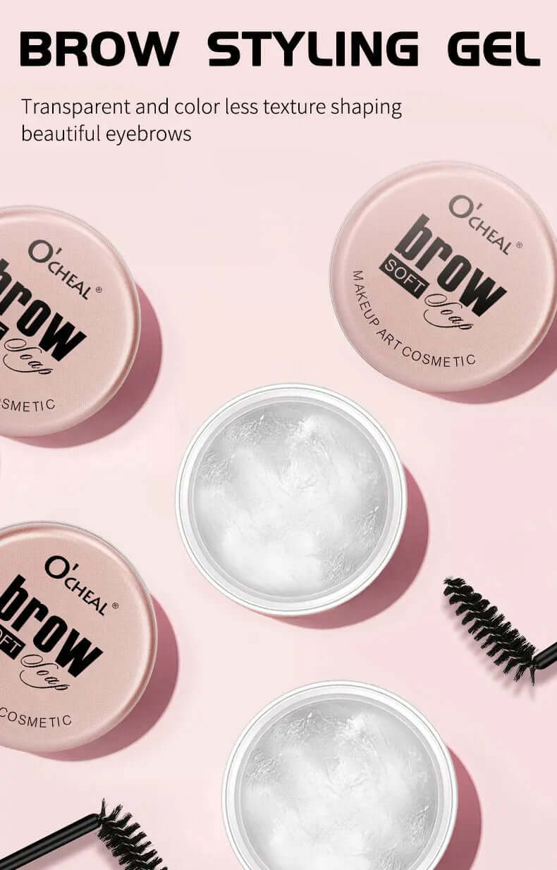 Waterproof 3D Brow Styling Cream – 1pc Quick-Dry Eyebrow Gel Wax