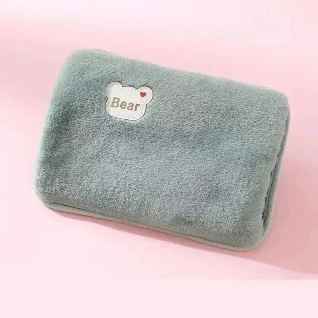 Portable Cute Hand Warmer — Rechargeable Heating Pad, EU Plug, Reusable Heat Bag