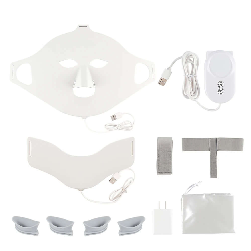 Home Skin Care Device – 7-Color LED Silicone Face Mask