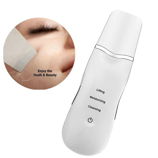 Ultrasonic Face Cleaning Scrubber – Deep Cleansing, Pore Peeling