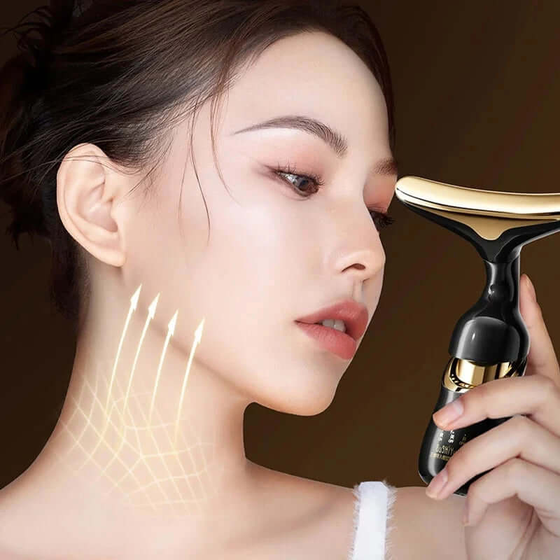 Microcurrent Facial Massager – Lift, Firm, Reduce Wrinkles (Face, Neck & Eye)