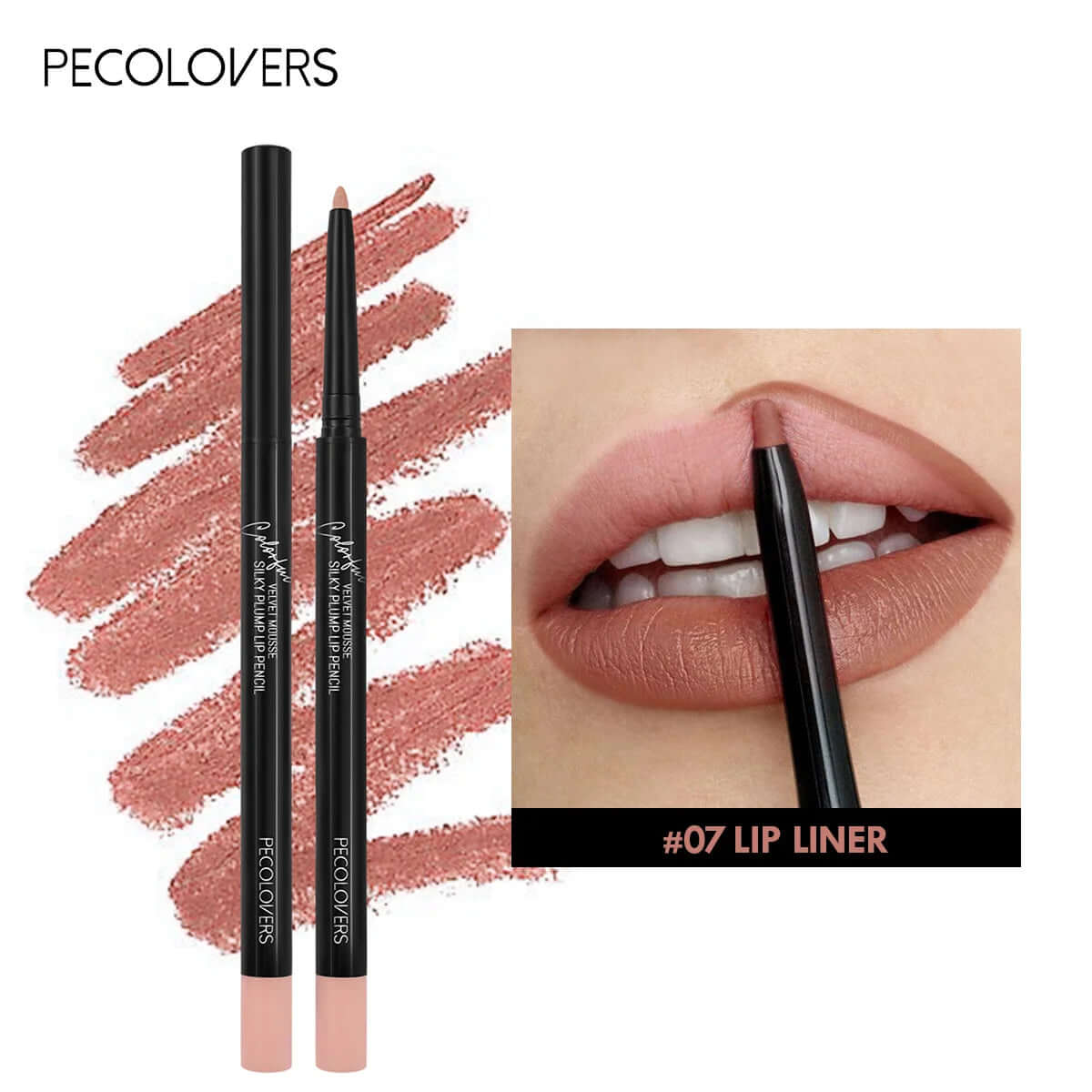 12-Color Waterproof Matte Lipliner Pencils — Red Contour Tint, Long-Lasting Lipstick