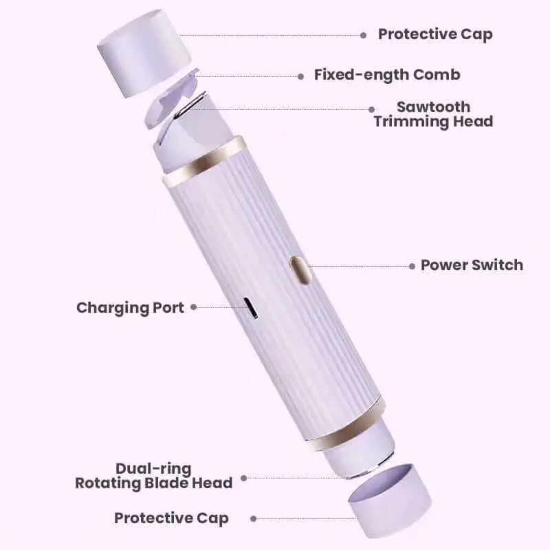 Premium Two-in-One Women’s Shaver — Wet & Dry, Precision Eyebrow & Face
