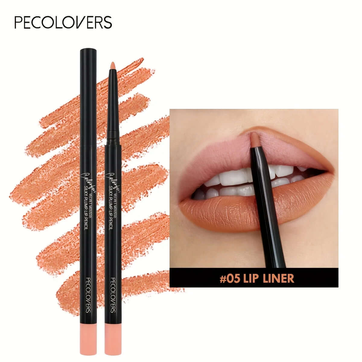 12-Color Waterproof Matte Lipliner Pencils — Red Contour Tint, Long-Lasting Lipstick