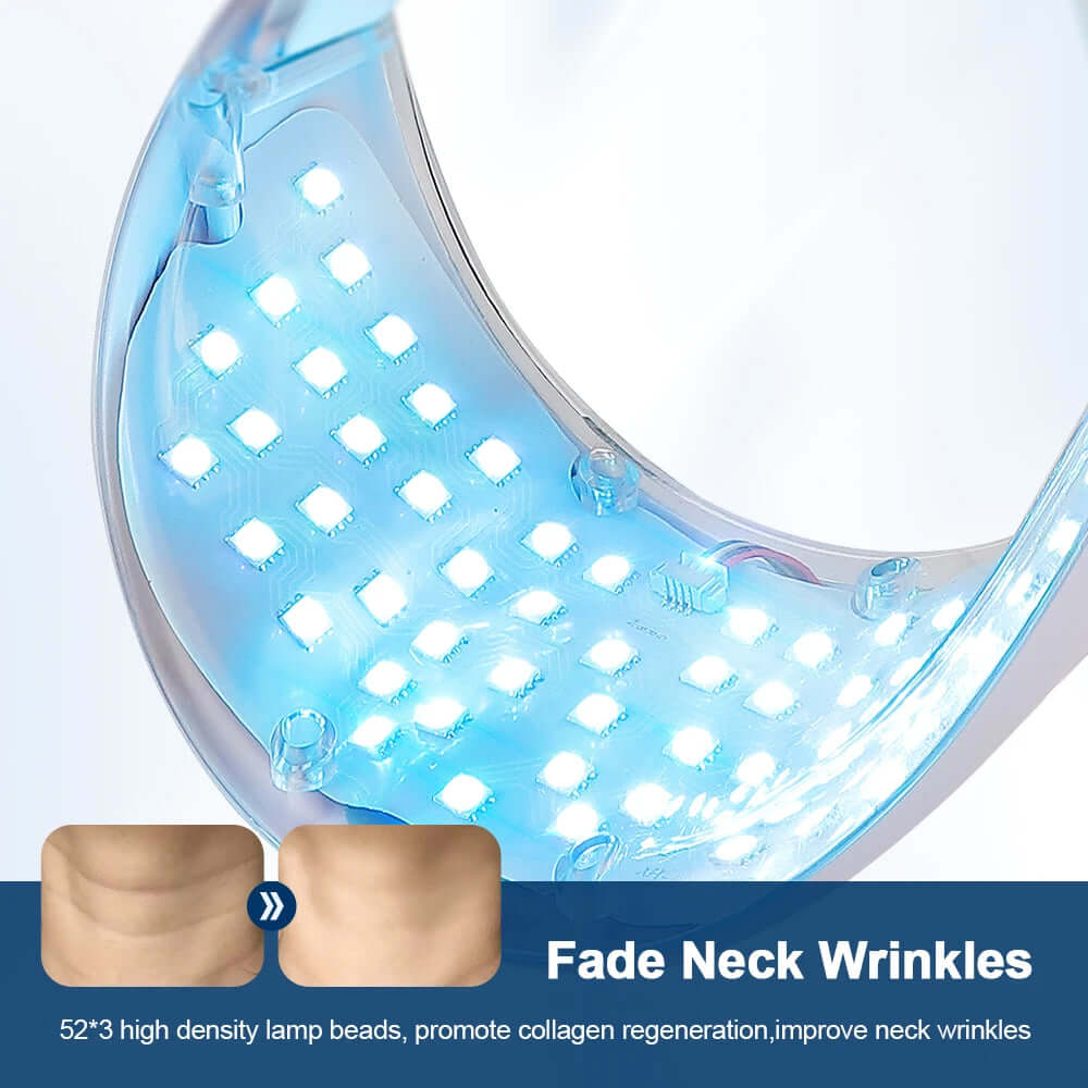 Wireless LED Face Mask – 7-Color Light Therapy for Face & Neck