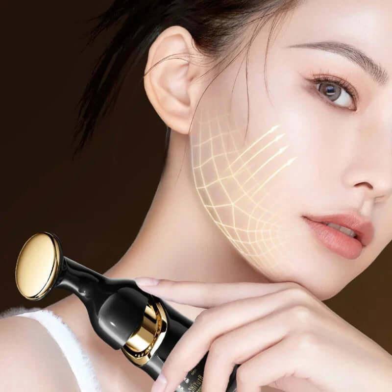 Microcurrent Facial Massager – Lift, Firm, Reduce Wrinkles (Face, Neck & Eye)