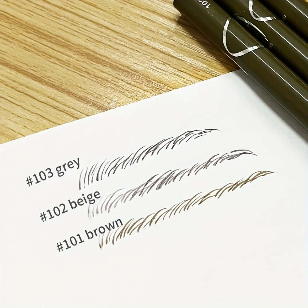 0.008mm Ultra Fine Eyebrow Pen – Long-Lasting, Smudge-Proof, Waterproof