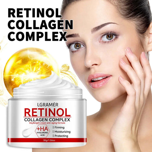 Premium Retinol Lifting Cream — Collagen, Wrinkle Reduction, Moisturizing & Brightening