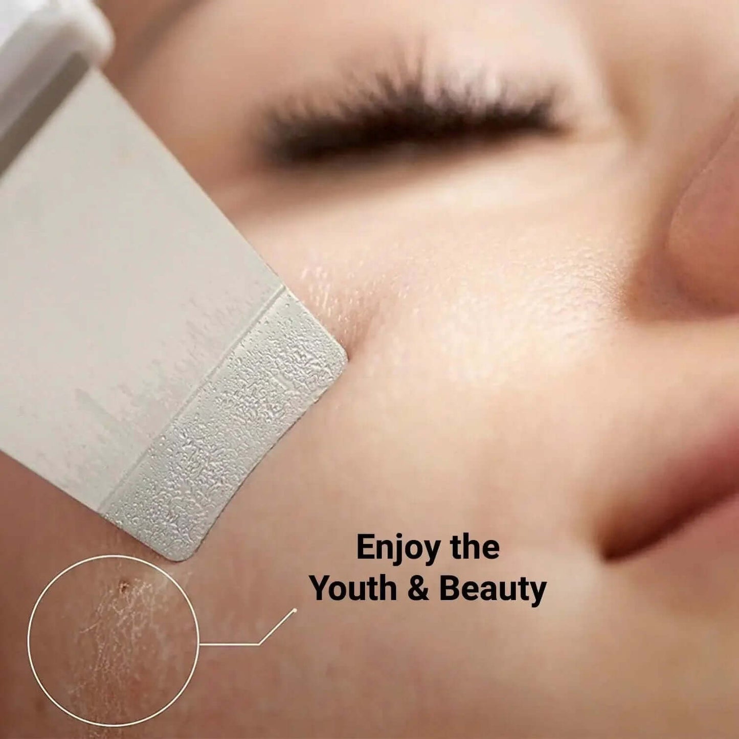 Ultrasonic Face Cleaning Scrubber – Deep Cleansing, Pore Peeling