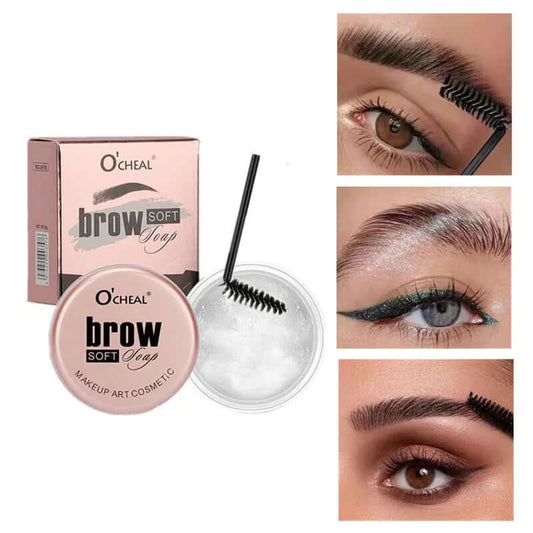 Waterproof 3D Brow Styling Cream – 1pc Quick-Dry Eyebrow Gel Wax