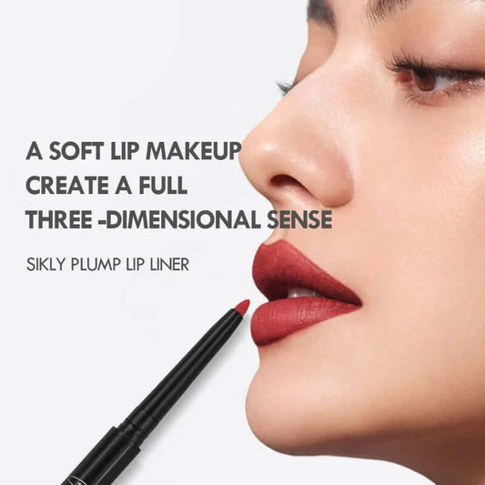 12-Color Waterproof Matte Lipliner Pencils — Red Contour Tint, Long-Lasting Lipstick