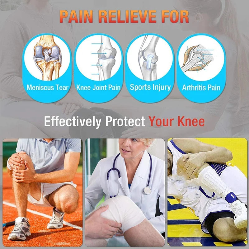 Electric Heated Vibration Knee Massage Pad 3 in 1 Massager for Shoulder Elbow Hot Compress Thermal Joint Brace Muscle Relaxation