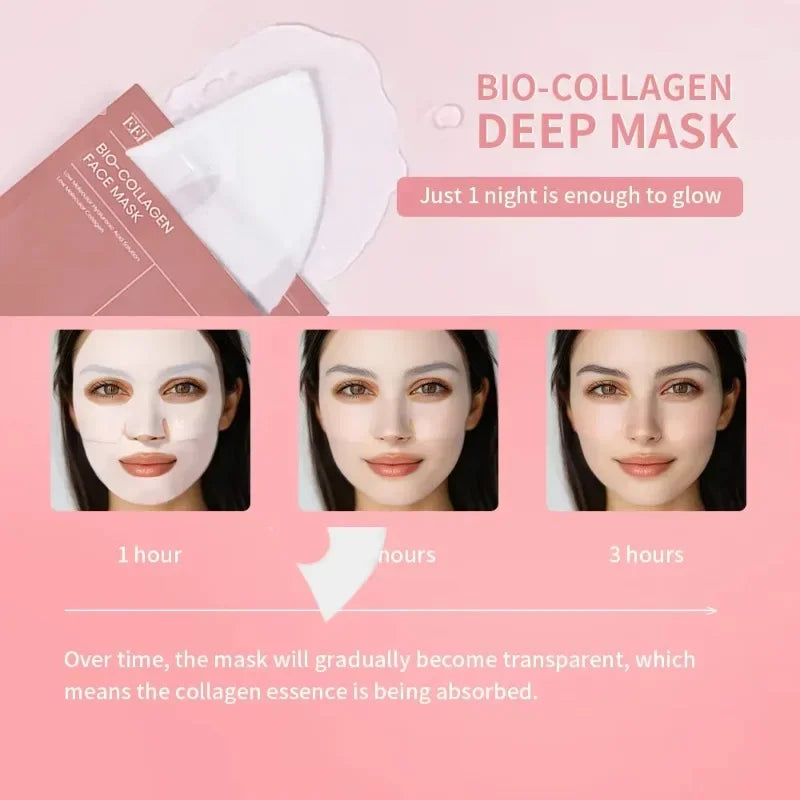 Overnight Hydrating Bio-Collagen Mask — Skincare Sheet Mask
