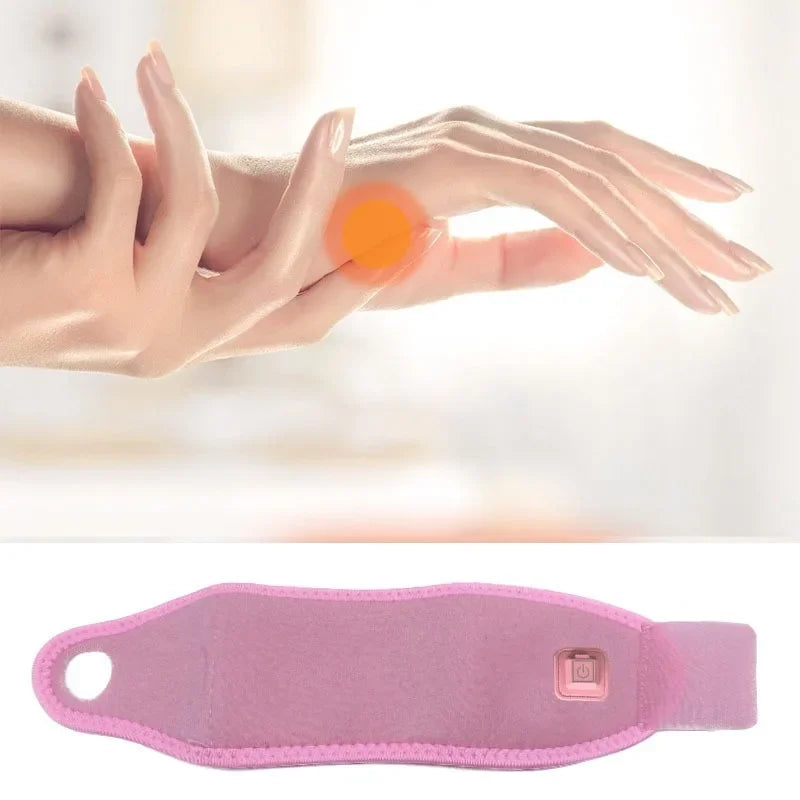 Smart Electric Heating Wrist Massager Brace Warm Arthritis Wristband Hot Compress Support Sleeve Hand Joint Brace Tool Health
