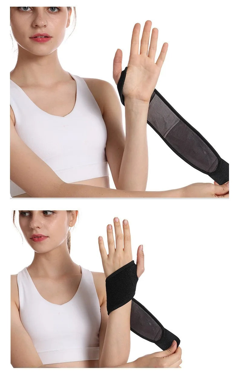Smart Electric Heating Wrist Massager Brace Warm Arthritis Wristband Hot Compress Support Sleeve Hand Joint Brace Tool Health