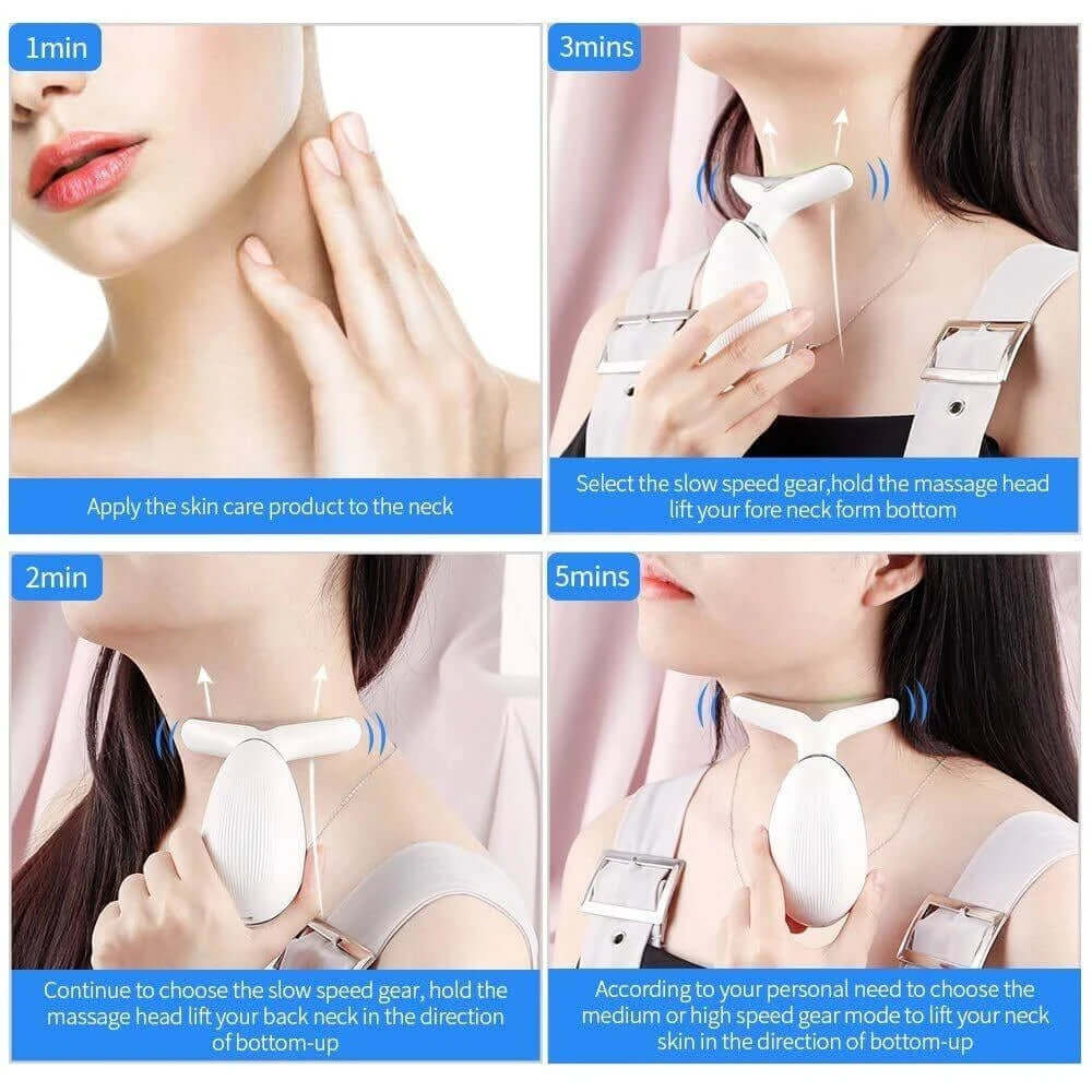 Microcurrent Facial Massager – Lift, Firm, Reduce Wrinkles (Face, Neck & Eye)