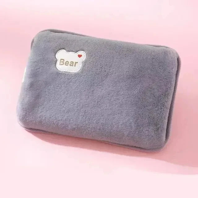 Portable Cute Hand Warmer — Rechargeable Heating Pad, EU Plug, Reusable Heat Bag